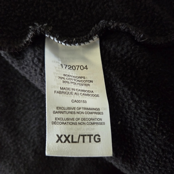 Champion Mens Black Full-Zip Hoodie Size XXL - Picture 4 of 5